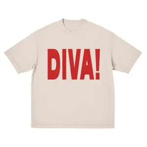 T Shirt Unisex - Gildan 5000: DIVA! Graphic Unisex Tshirt Streetwear Slogan Top, Funny Internet Trendy Shirt, Y2K Style Viral Tee, Vintage 90s Tee t shirts