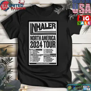 Inhaler North America 2024 Tour Poster T Shirt