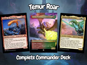 Temur Roar | 100-Card Commander EDH Proxy Deck + Tokens