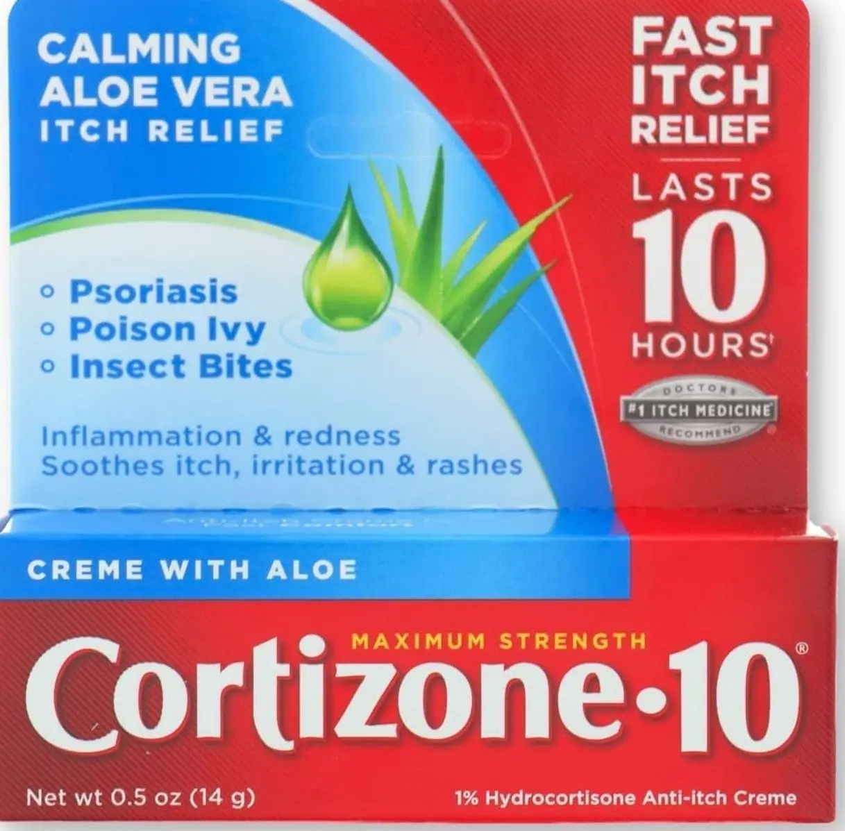 Cortizone 10 Cream .5 Oz, Black