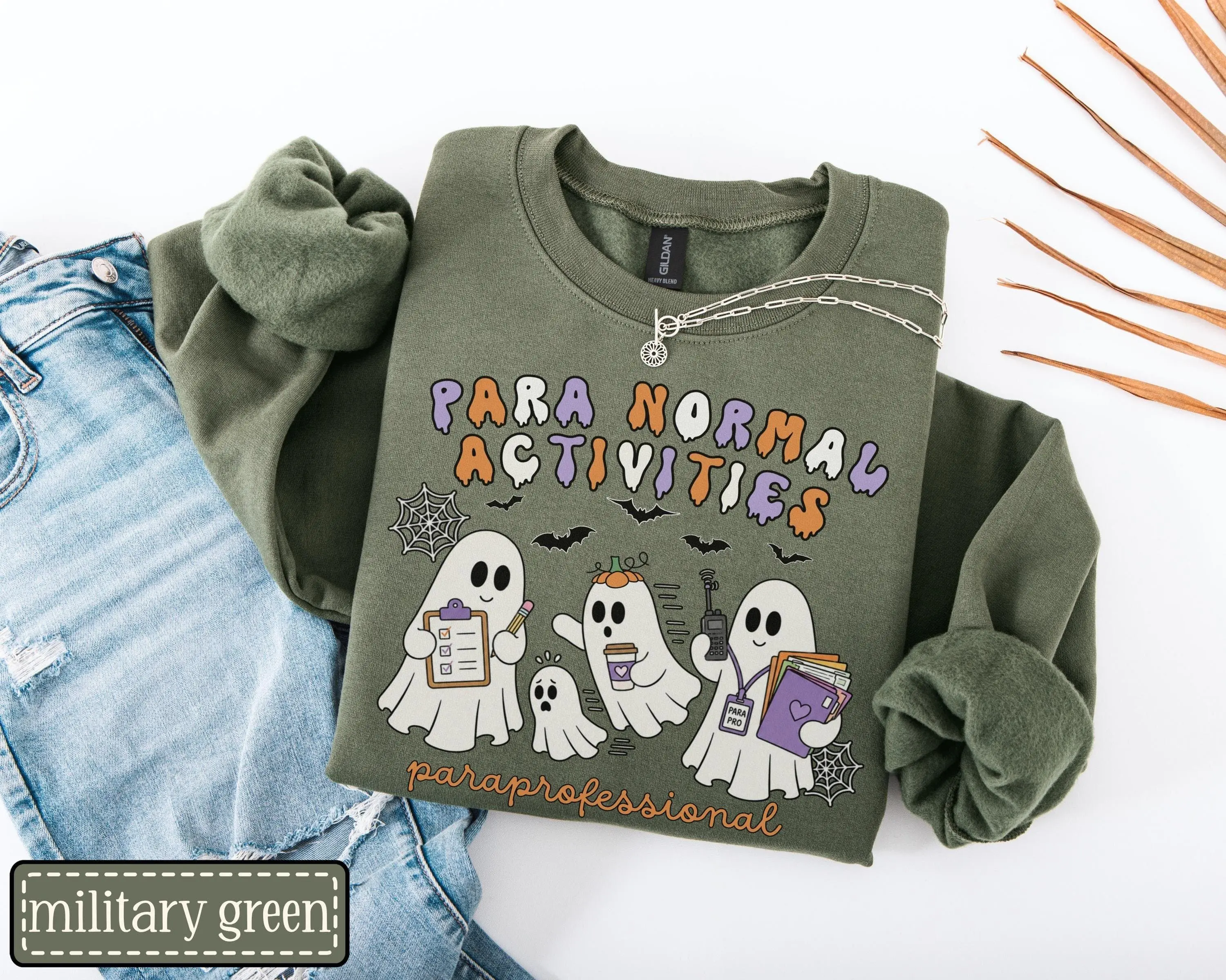 Paraprofessional Halloween T-Shirt, Para Normal Activities Sweatshirt, Para Pro Fall Pullover, Teacher Aide Gifts, Teacher Assistant