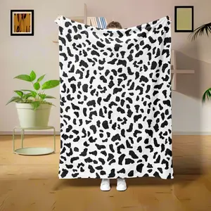 Hot pattern Flannel Blanket Cow Zebra Tigger Giraffe Throw Home Sofa Lunch Break Blankets Children Student Blankets Nap Gifts