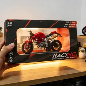 1:18 Alloy Motorcycle Model, Diecast Metal Model, Perfect Gift for Birthdays, Christmas, Graduation, Boxed for Gifting, Ideal for Relatives and Friends