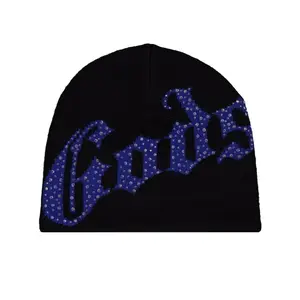 Godspeed OG Logo Studded Beanie Black/Blue