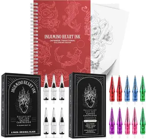The Japanese Coloring Book & Ink Set