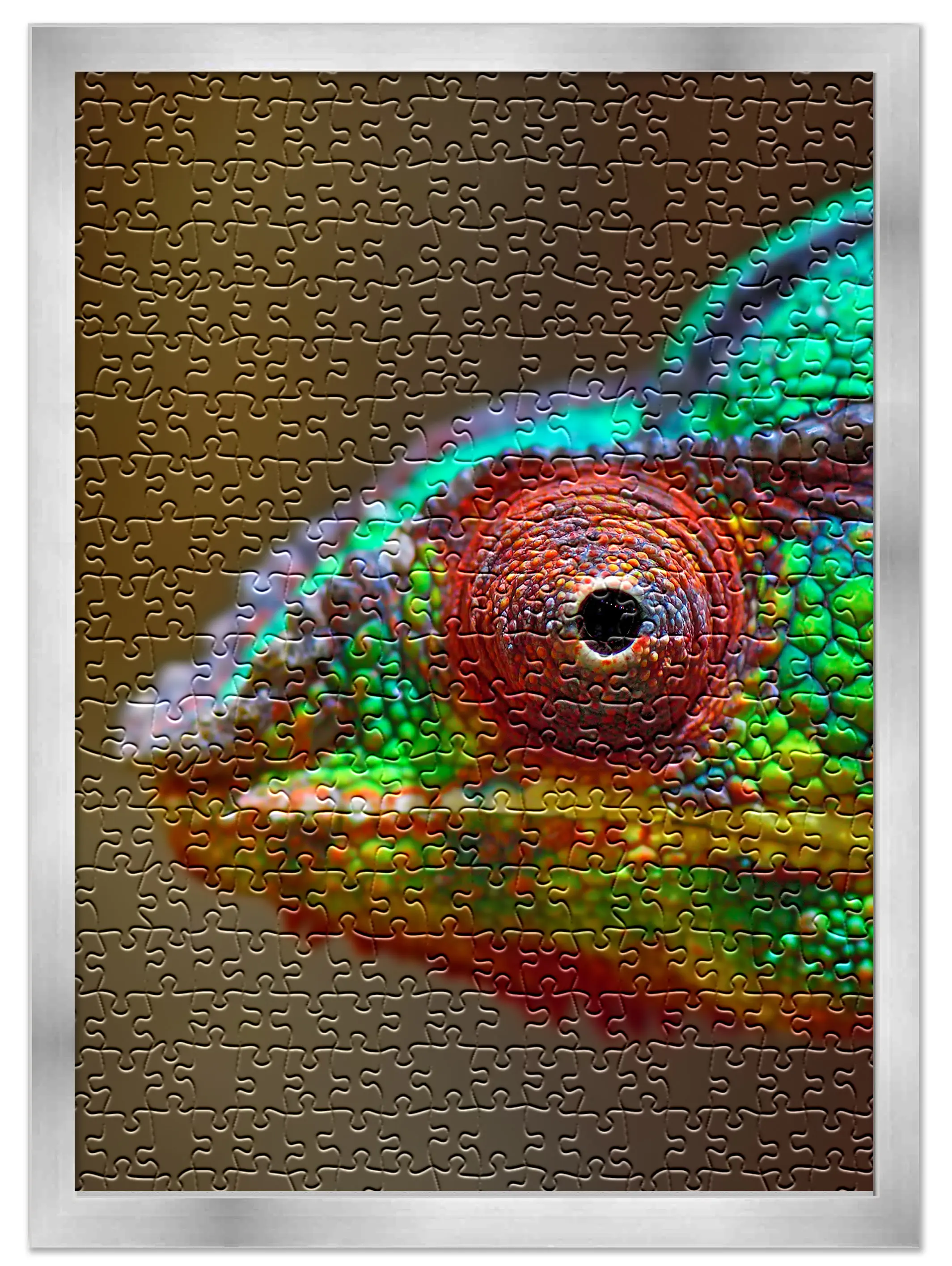 20x30 Jigsaw Puzzle Frame Kit - Kit Includes Puzzle Glue Sheets, Silver Wood Puzzle Frame, UV Acrylic, Backing,, Hanging Hardware