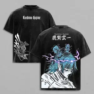 Kashimo Hajime Vintage Retro Graphic Soft Cotton Oversized T-Shirt,fathersdaygift