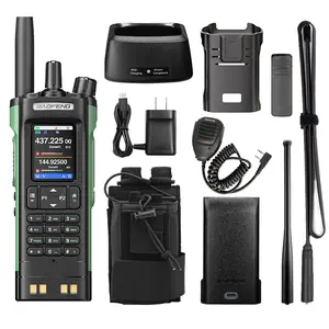 BAOFENG DM32 DMR 10W Rechargeable Long Range Ham Two Way Radio GPS APRS NOAA Matching Writing Frequency Satellite Positioning Audio Walkie Talkie Type-C (1PCS)