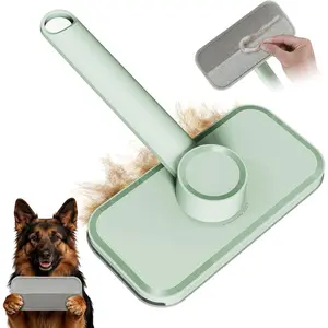 Reusable Electrostatic Pet Hair Remover Lint Brush - Fabric-Safe Grooming Tool for Dogs, Cats, Clothes