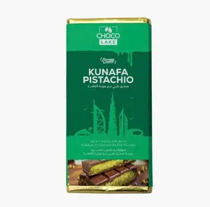 Dubai Chocolate Crunchy Kunafa Pistachio Bar 6.7 oz Exclusive Luxury Dessert Freshly Made Ideal for Gifting