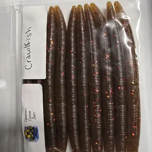 Crawlfish 5" Senko 10-pack Fishing Bait - Ideal for Anglers, Perfect for Catching Fish, Durable and Effective Bait