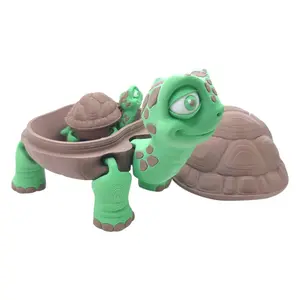Tortoise With Baby