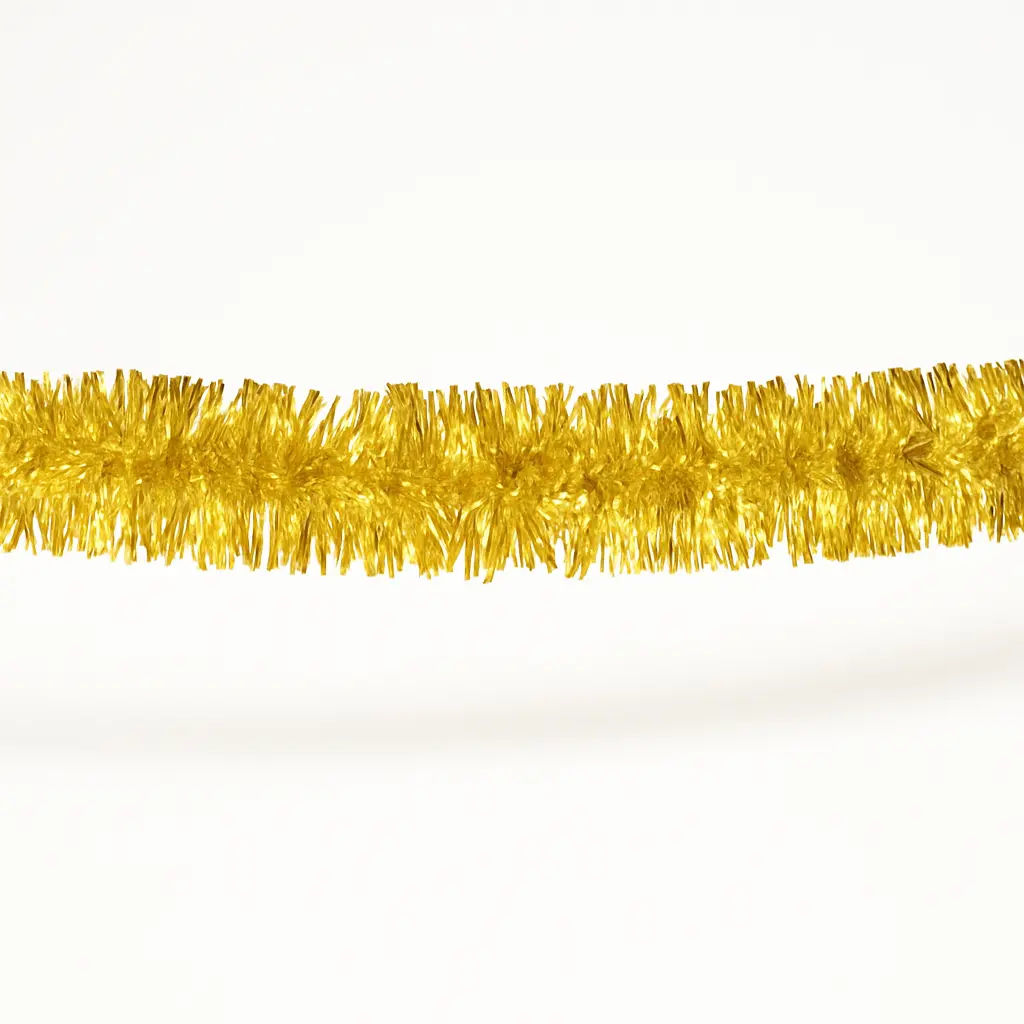 Gold Tinsel Garland for Masquerade Party Decor