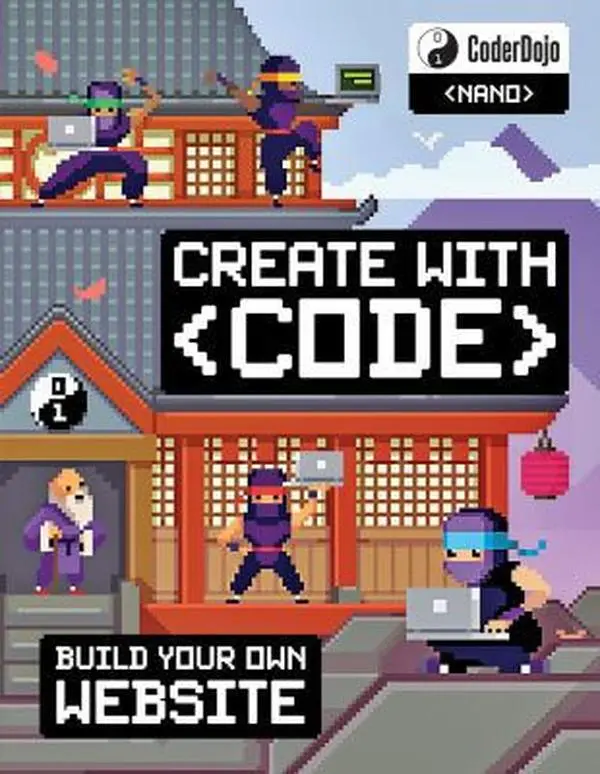 USED Book - Coderdojo Nano: Building a Website: Create with Code by Hatter, Clyde (Flexibound) - english