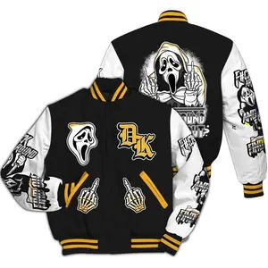 Dunkare Varsity Jacket To Match White, Baseball Jacket for Men and Women, Varsity Sport Style, Casual Wear