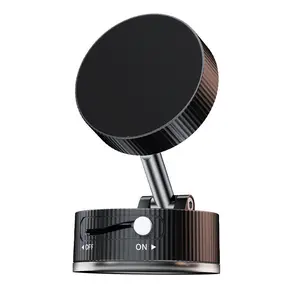 New Magnetic Wireless Charging Car Mount Suction Cup Phone Holder For Dashboard Navigation