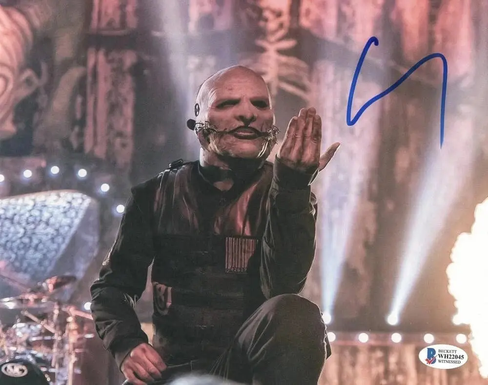 Corey Taylor of Slipknot Authentic Autographed 8x10 Photo #15