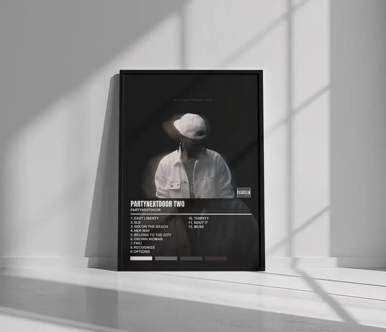 PARTYNEXTDOOR - PARTYNEXTDOOR TWO Album Poster | Album Wall Decor | Music | Album Art | Album Cover Poster | Artist