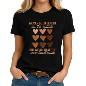 Black Lives Matter T-Shirt in Milk Silk – Celebrate Equality and Juneteenth in Style