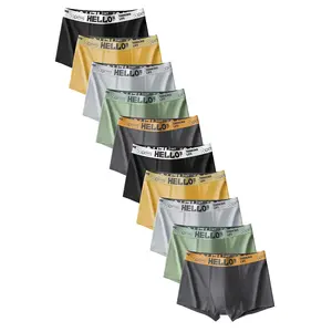 10 Pieces of Men's Underwear Healthy Comfortable Soft Men's Boxer Briefs Boxers High Quality Classic Fashion Casual Sports Men's Pants