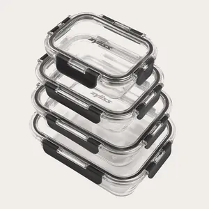 Zyliss 4-Piece Glass Container Set