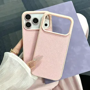 Suitable for iPhone 17,16, 15, 14, 13, 12, 11 Pro Max, high-end leather pattern phone case, iPhone 16 Plus, 15 Plus leather phone case for both boys and girls, shockproof phone case
