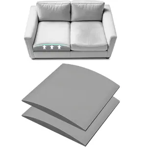 Foamagic 2 Pack  40D High Density Style Couch Cushion Supports for Sagging Cushions , 20x20 Couch Supporter for Under The Cushions, 2 Pack, Gray