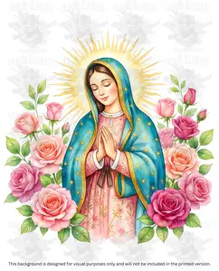 Virgen de Guadalupe #2 DTF Transfer