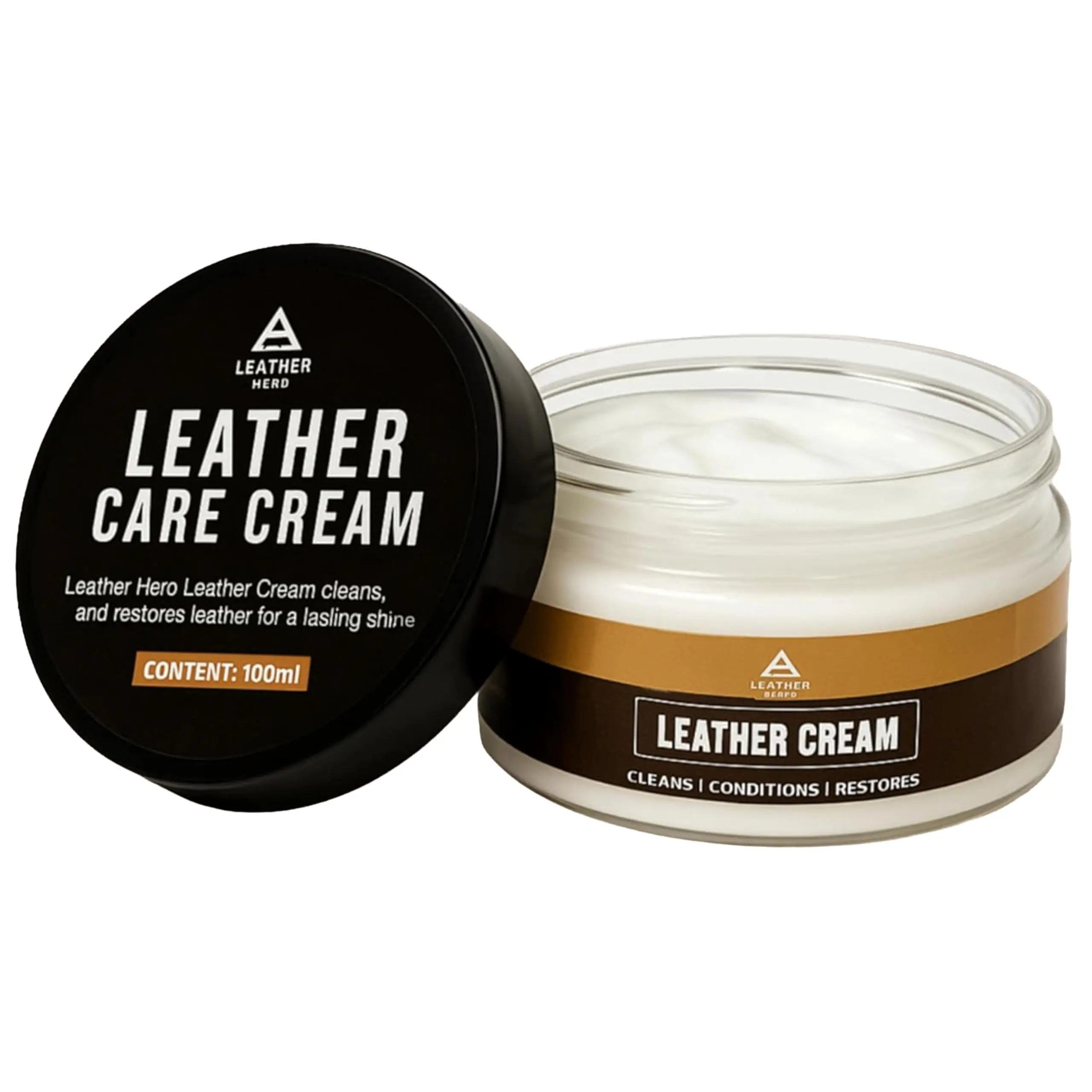 Leather Hero 2-in-1 Purse Cleaner & Conditioner – Leather Cream for Handbags, Designer Bags, Faux & Saffiano Leather – Non-Greasy, Wont Darken, Safe for Purses, Jackets & More