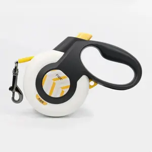 Fida AutoBrake Retractable Dog Leash Innovative Patented Design for Dog Pulling Salution, 16 ft Heavy Duty No Pull Pet Walking Leash with Soft Grip  360° Tangle Free