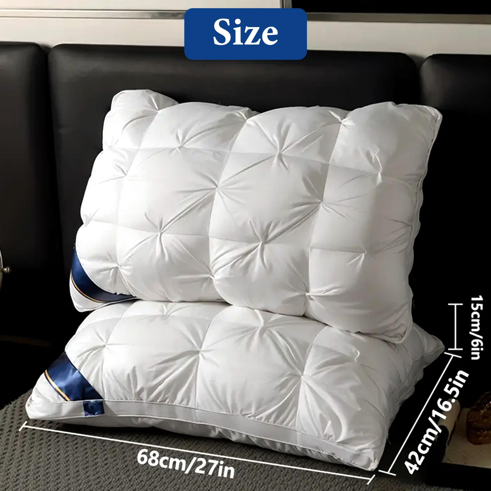 Raybee Luxury 5-Star Hotel Quality Pillows For Queen Size, Neck Support Pillows In Full,Ultra-Soft Cooling Pillows for Your Bed,Sofa,Couches ,Fluffy Pillows for Neck Pain,Couple pillow,Ideal Gift [Black Friday]