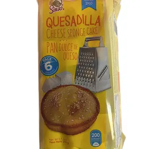 Pan Sinaí Quesadilla Pan Dulce de Queso/ Cheese Sponge Cake 6 pack Salvadoran