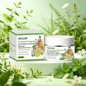 MAYLOR Soothing & Relief Cream 30g – With Honeysuckle & Peppermint – Mild Herbal Formula for Sensitive Skin – Lightweight Hydration & Comfort – Daily Skin Care