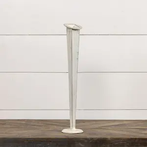 White Tapered Vase 16.5"