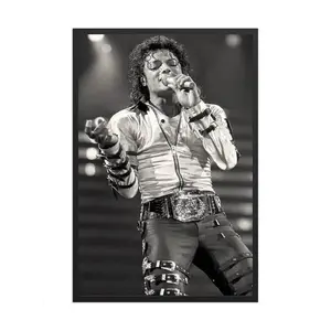 Unframe Michael Jackson King of Pop Artistic Music Portrait
