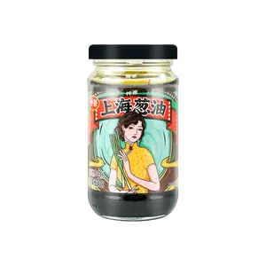 ZHONGJING Shanghai Scallion Oil 230g - Authentic Chinese Flavor, Ready-to-Use Cooking Sauce for Noodles, Stir-fries, and Dumplings