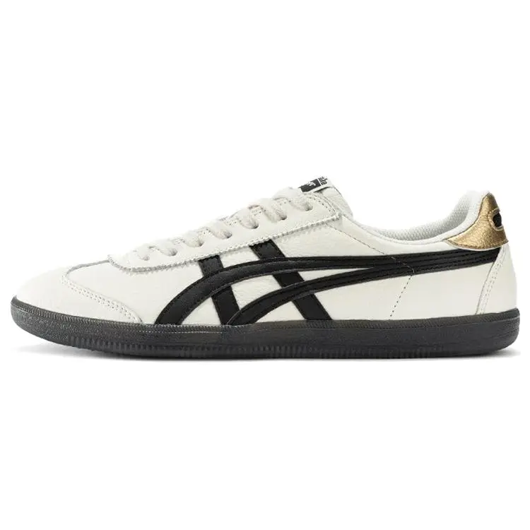 Onitsuka Tiger Tokuten White Black Gold Retro Comfort Low Top Skate Shoes Unisex 1183B938-100