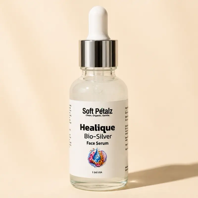 Soft Petalz Organic Face Serums – Anti-Aging Concentrate for Brighter, Smoother & Glowing-Looking Skin | Multiple Formulas