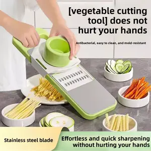 Multifunctional Kitchen Mandoline Slicer with Plastic Steel Wire for Cheese Cabbage Onion Potato Safe Hand Guard Vegetable Grater Shredder cooking tool vegetable salad slicer