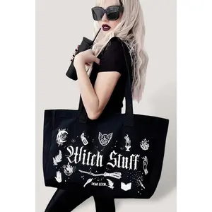 Witch Stuff Oversized Heavy Canvas Tote Bag
