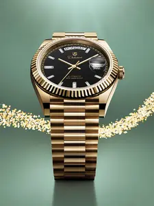 Dulunwe Men's Classic Vintage Automatic Mechanical Watch, Waterproof 41mm Analog Dial Date Display, Retro Style Timepiece for Daily Wear, Automatic Watches