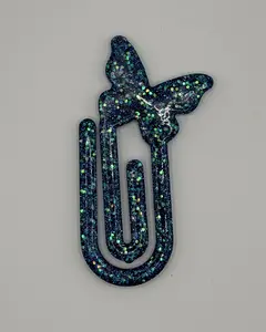 Jumbo Resin Paperclip Bookmark, Handmade