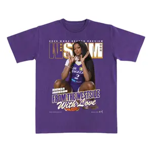 [SLAM] Rickea Jackson From The Westside With Love Graphic Shirt, Rising Basketball Star Fan Tee, Women Sports Streetwear Fashion, Slam Inspired Game Day Outfit