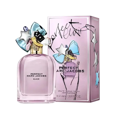 Marc Jacobs Perfect Elixir Eau De Parfum for Women, 3.38 fl oz Amber Vanilla Fragrance, for Adults, Naturally Derived, Spray on Skin