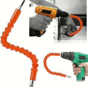 1pc Electric drill universal joint, universal flexible shaft, electric screwdriver drill bit extension frame, hand drill connecting rod, multi-function flexible drill bit support, Tool Accessories