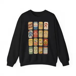 Retro Brewery Crewneck Sweatshirt, Unique Beer Lover Gift, Vintage Beer Graphic Sweatshirt, Unisex Beer Enthusiast Apparel
