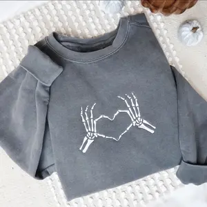 SkellyHands Embroidered Crewneck Sweatshirt