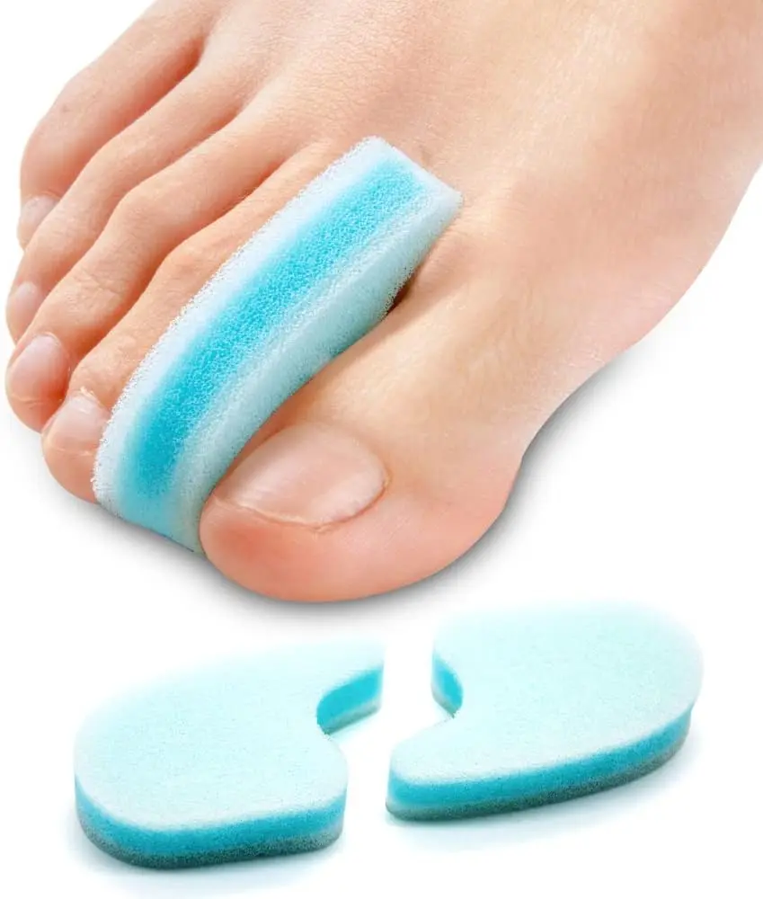 Foam Toe Separators, 10 Pack Breathable Toe Spacers, Overlapping Toes Corrector Foam Toe Separators, 10 Pack Breathable Toe Spacers, Overlapping Toes Corrector