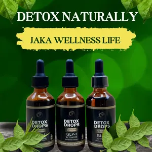 Jaka Wellness Life CRAVING DETOX DROPS TRIO - Liquid Formula for Detox Naturally - Trio Pack as Shown