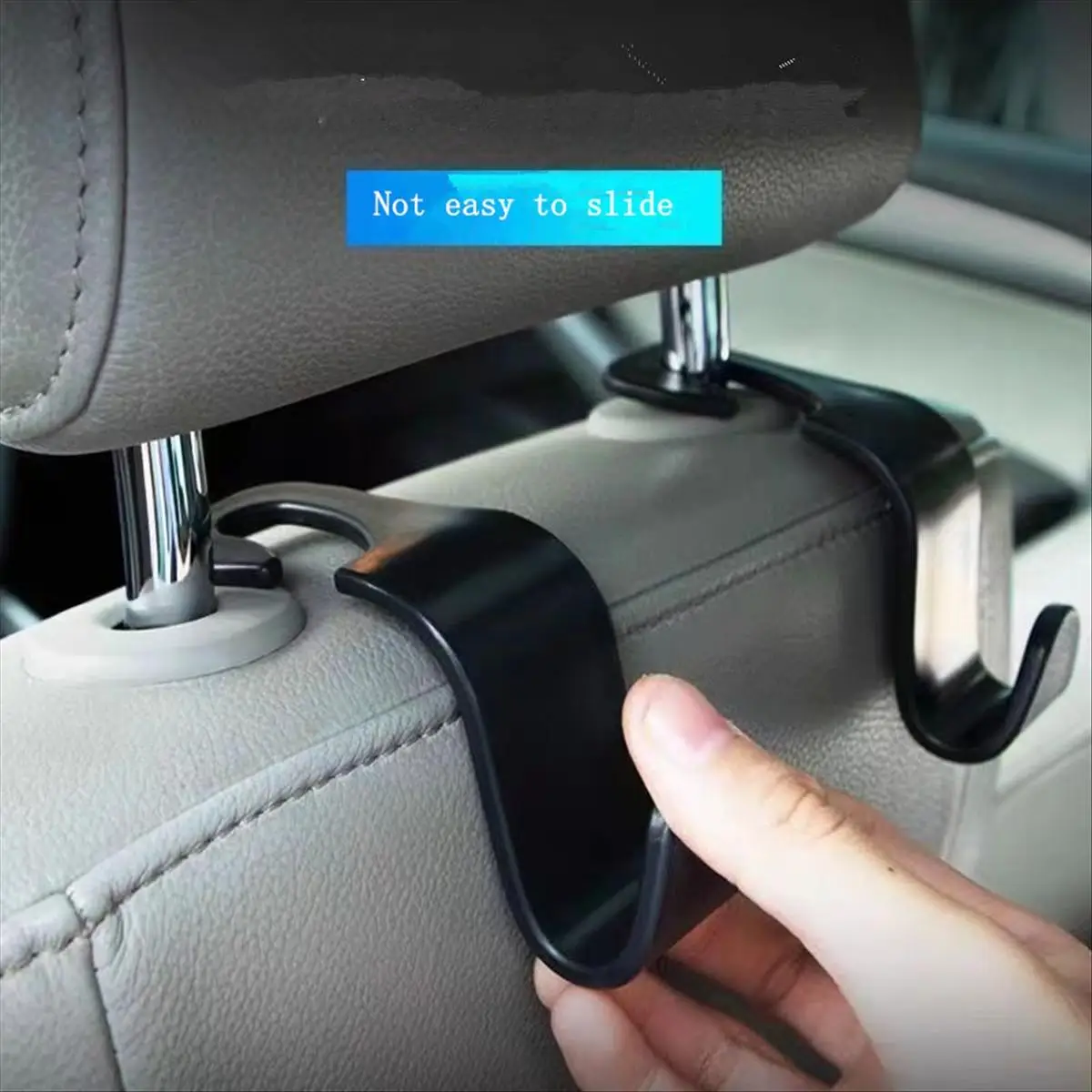 ABS Car Seat Back Hook, Car Seat Hooks, 1 Count Car Hook Hanger Storage Organizer Accessory for Purses, Coats, Umbrellas, Groceries